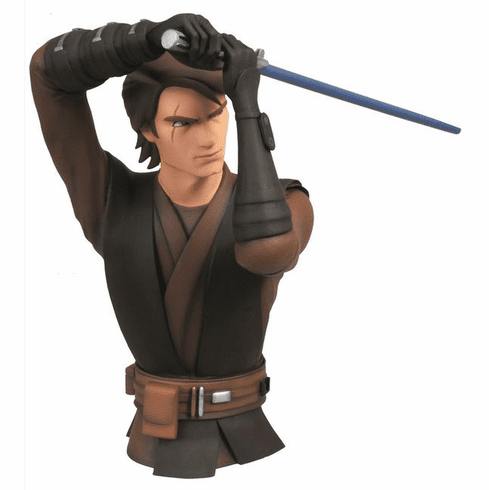 Star Wars Clone Wars Anakin Skywalker Bust Coin Bank