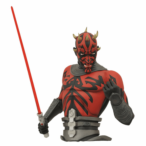 Star Wars Clone Wars Darth Maul Bust Coin Bank