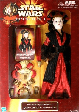 Star Wars Episode I Ultimate Hair Queen Amidala Doll