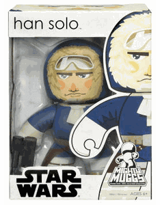 Star Wars Mighty Muggs Hoth Han Solo Figure