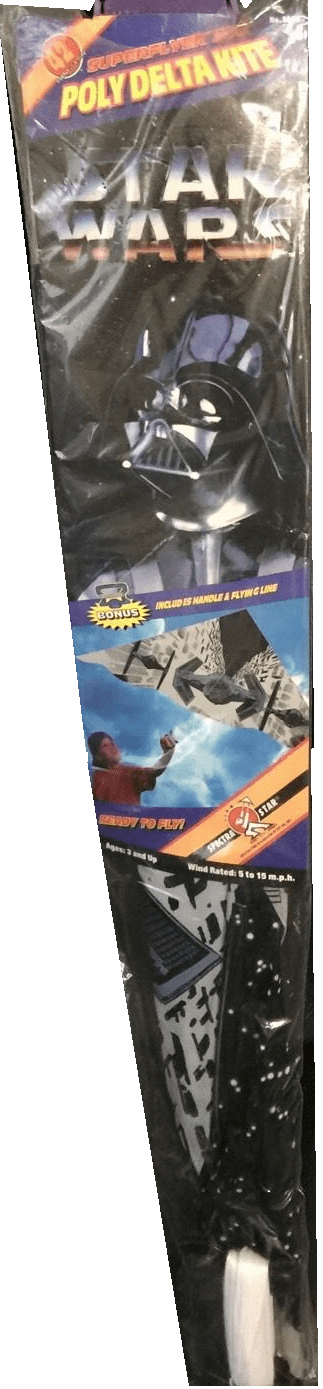 Star Wars Poly Delta Superflyer Darth Vader Tie-Fighter Kite