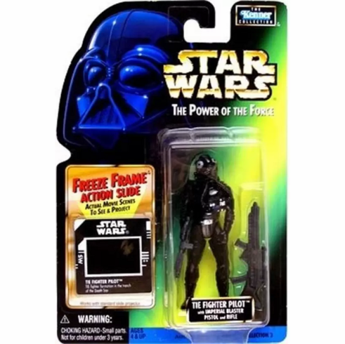 Star Wars Power of the Force Freeze Frame TIE Fighter Pilot Figure