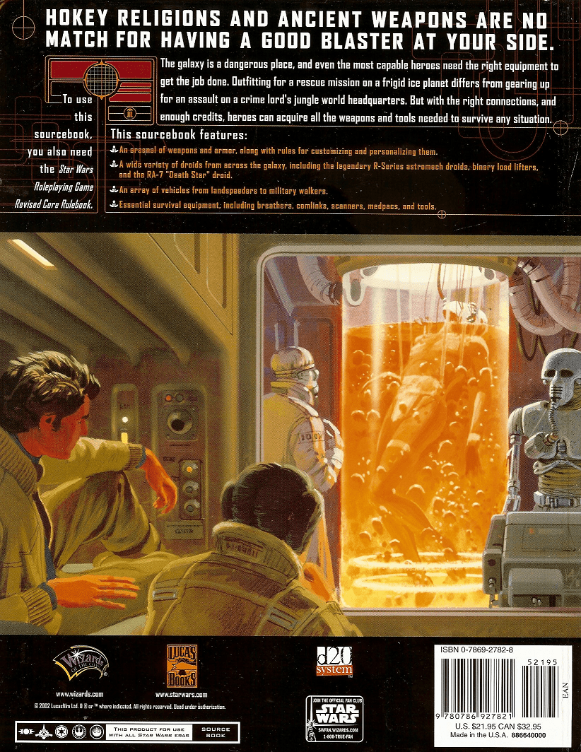 Star Wars RPG Arms and Equipment Guide