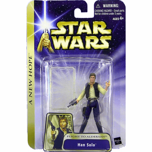 Star Wars Saga ANH Flight to Alderaan Han Solo Figure