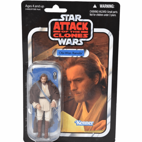 Star Wars Saga Vintage Collection Attack Of The Clones Obi-Wan Kenobi Figure