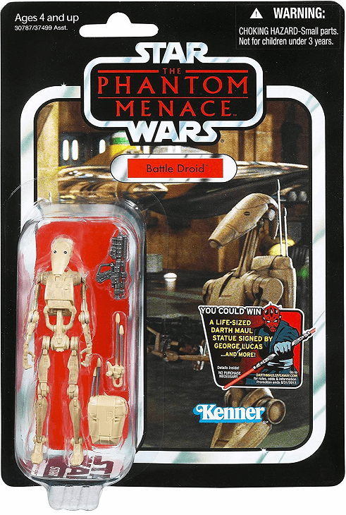 Star Wars Saga Vintage Collection Phantom Menace Battle Droid Figure