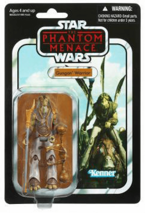 Star Wars Saga Vintage Collection Phantom Menace Gungan Warrior Figure