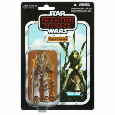 Star Wars Saga Vintage Collection Phantom Menace Gungan Warrior Figure