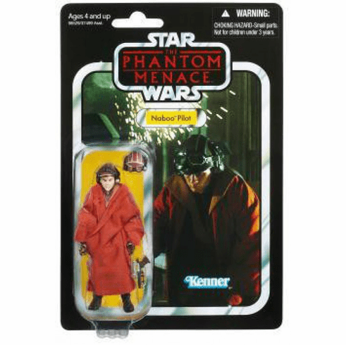 Star Wars Saga Vintage Collection Phantom Menace Naboo Pilot Figure