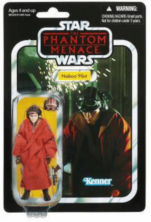 Star Wars Saga Vintage Collection Phantom Menace Naboo Pilot Figure