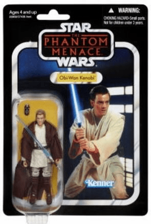 Star Wars Saga Vintage Collection Phantom Menace Obi-Wan Kenobi Figure