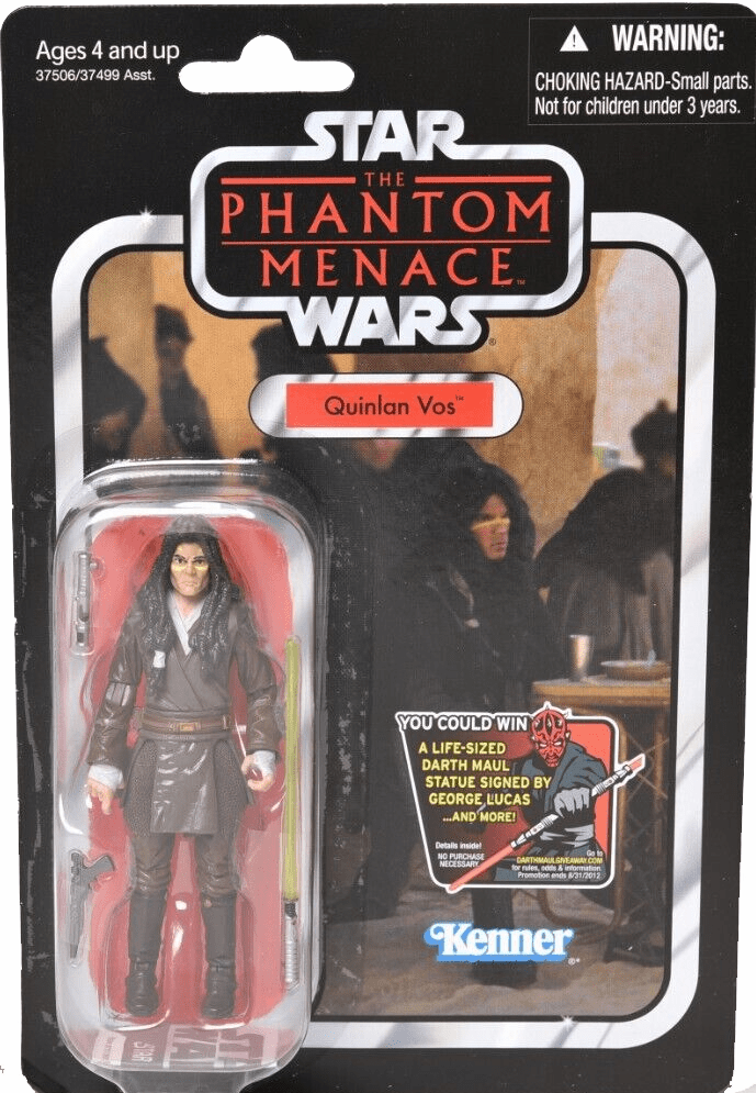 Star Wars Saga Vintage Collection Phantom Menace Quinlan Vos Figure