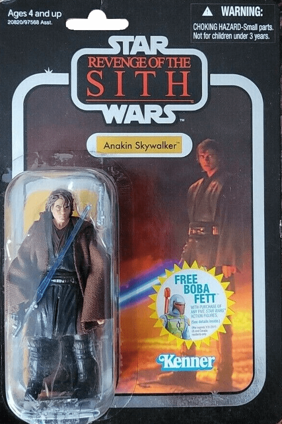 Star Wars Saga Vintage Collection Revenge of the Sith Anakin Skywalker Foil Figure