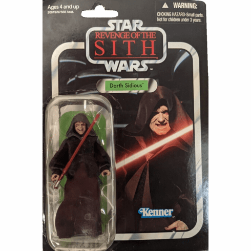 Star Wars Saga Vintage Collection Revenge of the Sith Darth Sidious Figure