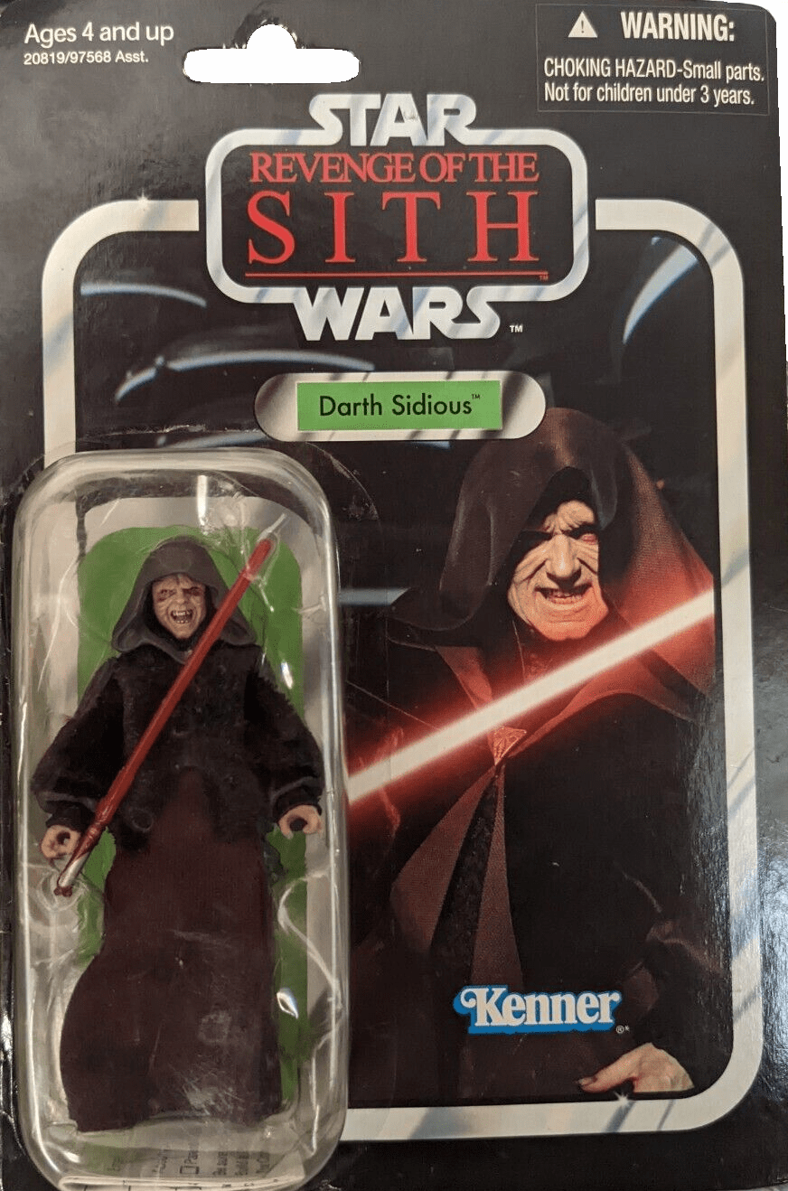 Star Wars Saga Vintage Collection Revenge of the Sith Darth Sidious Figure