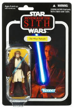 Figura Star Wars Obi-Wan Kenobi – 30th Anniversary Collection, Revenge Of The Sith, Altezza 10 Cm Circa, Con Moneta Collezionabile, Hasbro 2007