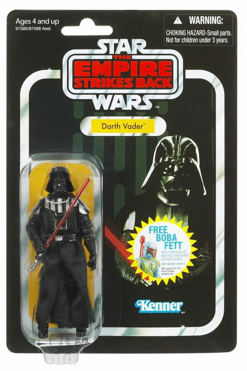 Star Wars Saga Vintage Empire Strikes Back Darth Vader Figure