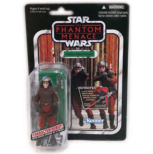 Star Wars Saga Vintage Phantom Menace Naboo Royal Guard Figure