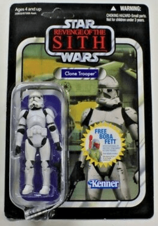 Star Wars Saga Vintage Revenge of the Sith Clone Trooper Figure