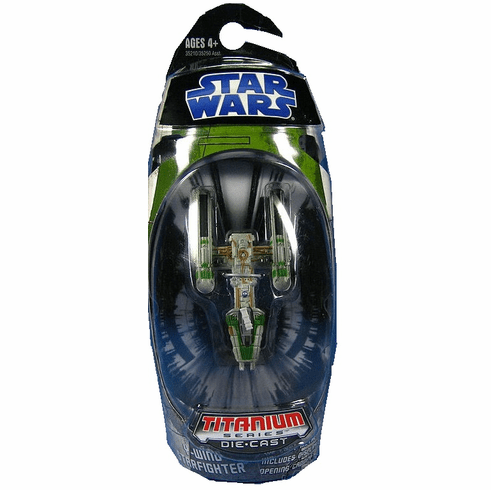 Star Wars Titanium Green Y-Wing Starfighter Vehicle