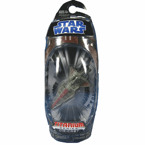 Star Wars Titanium Series Republic Attack Cruiser Vehicle
