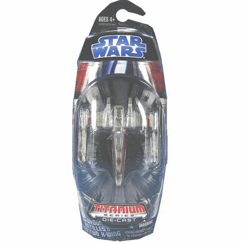 Star Wars Titanium Wedge Antilles's Red Two X-Wing Vehicle