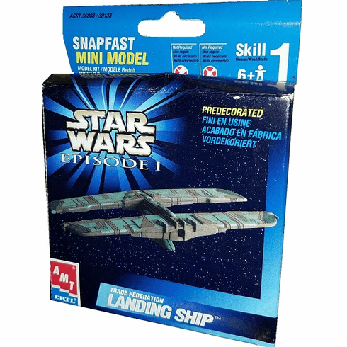 Star Wars Trade Federation Landing Ship Snapfast Mini Model