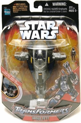 Star Wars Transformers Jango Fett Slave I Action Figure