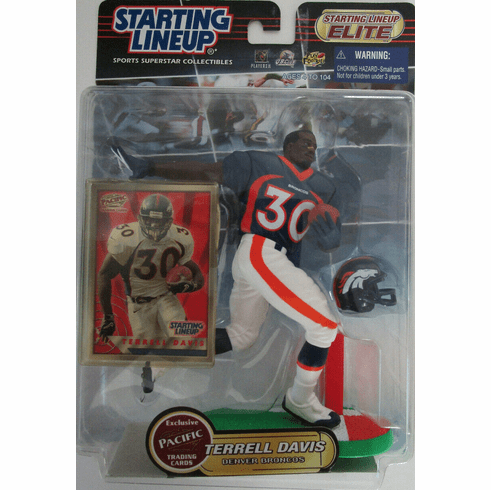 Starting Lineup Elite Denver Broncos Terrell Davis Figure