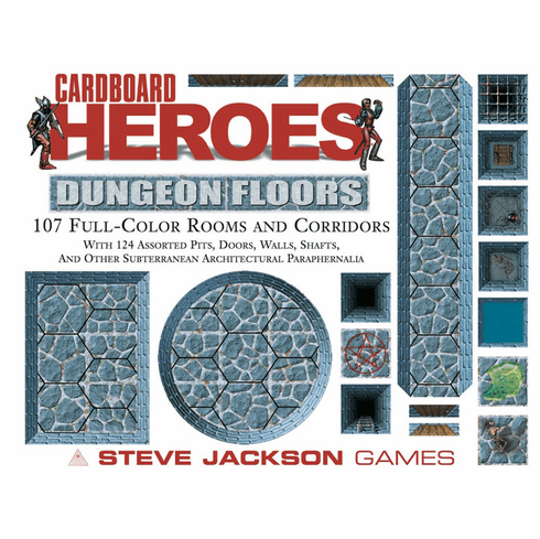 Steve Jackson Games Cardboard Heroes Dungeon Floors