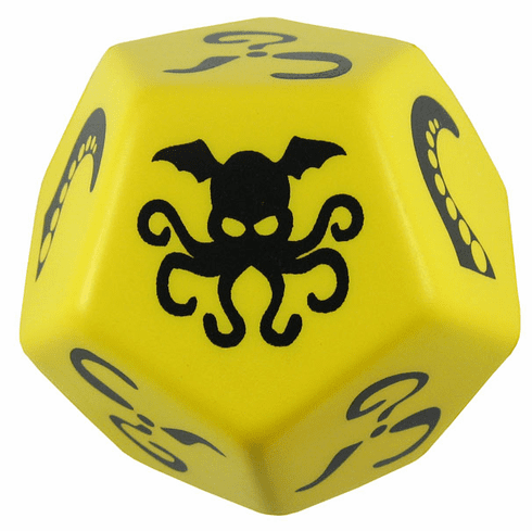 Steve Jackson Games Giant Cthulhu Foam Yellow Dice