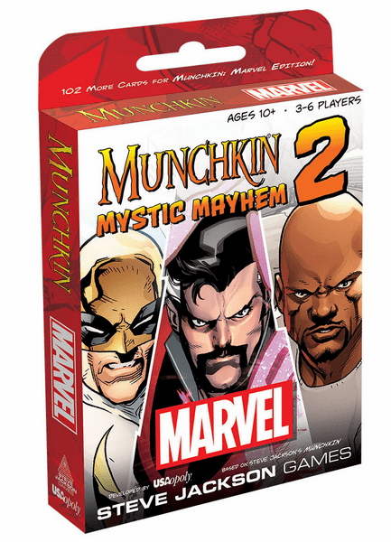 Steve Jackson Games Munchkin Marvel Universe Mystic Mayhem Card Game
