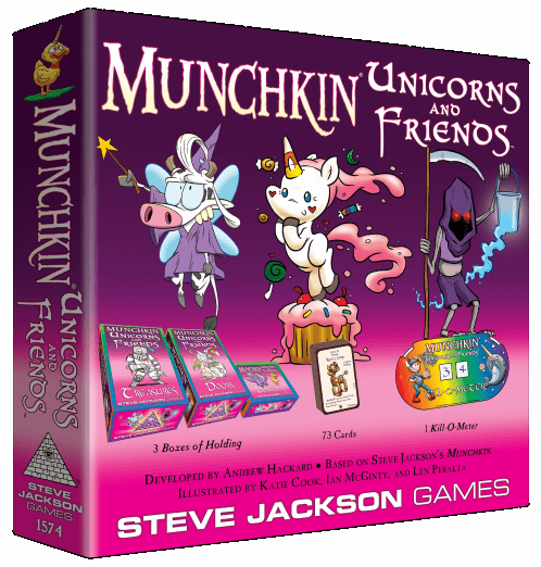 Steve Jackson Games Munchkin Unicorns and Friends Card Game