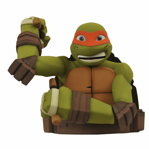 Teenage Mutant Ninja Turtle Michelangelo Bust Coin Bank