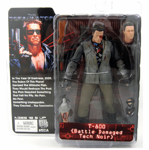 Terminator T-800 Battle Damaged Tech Noir Figure