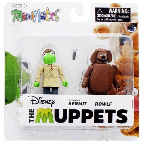 The Muppets Minimates Reporter Kermit and Rowlf Figure Set