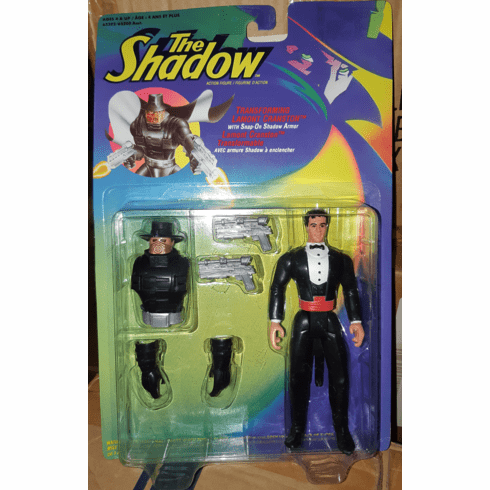 The Shadow Transforming Lamont Cranston Figure