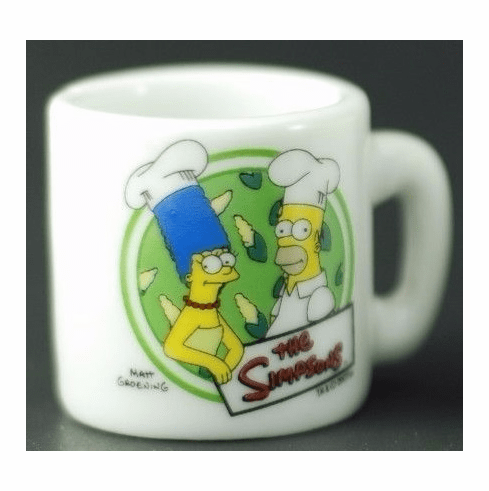 The Simpsons Chef Homer & Marge Mini Mug