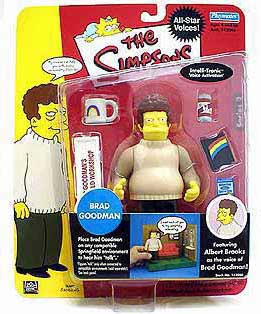 The Simpsons World of Springfield Al Brooks as Brad Goodman Figure
