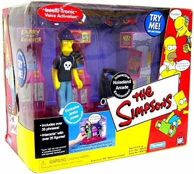 The Simpsons World of Springfield Noiseland Arcade Playset