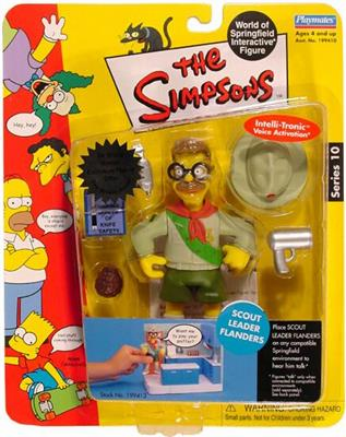 The Simpsons World of Springfield Scout Leader Flanders Figure