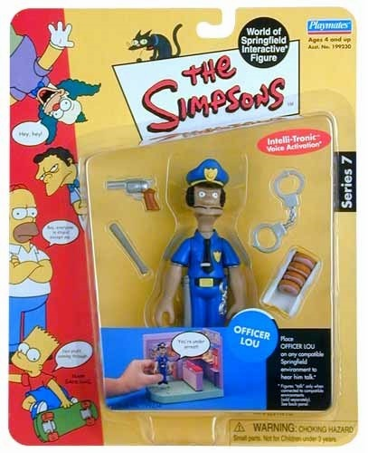 The Simpsons World of Springfield Series 7 Officer Lou Figure