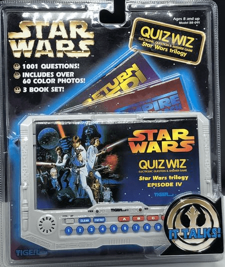 Tiger Electronics Star Wars Quiz Wiz Handheld Game