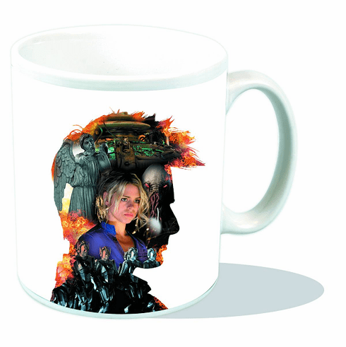 Titan Doctor Who Tenth Doctor Collage Ceramic Mug