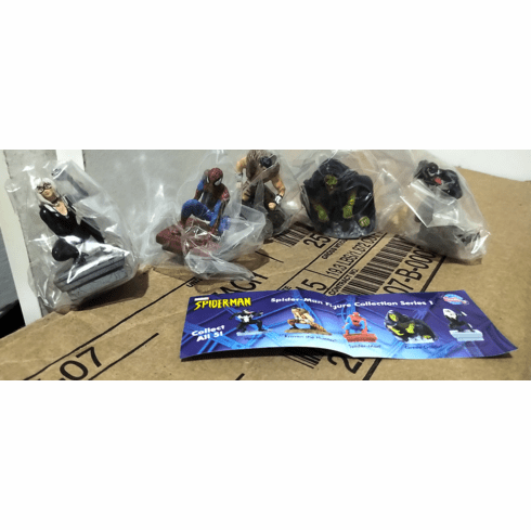 Tomy Marvel Spider-Man Mini Figure Gacha Capsule Set