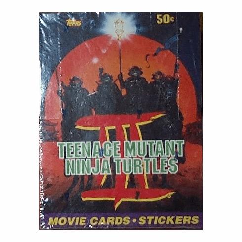 Topps Teenage Mutant Ninja Turtles III Movie Trading Cards Sealed Box