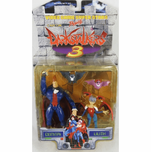 Toy Biz Capcom Darkstalkers 3 Demitri and Lilith Action Figures