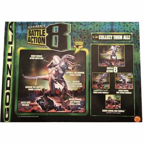 Toy Biz Godzilla Electronic Battle Action 8 Heavy Hitter