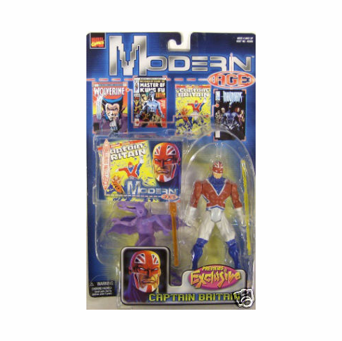 Toy Biz Marvel Modern Age Captain Britain Action Figure