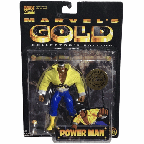 Toy Biz Marvel's Gold Power Man Figure